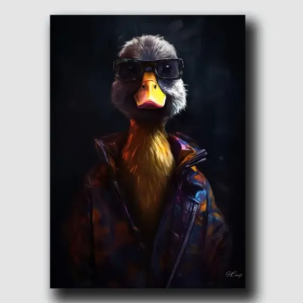 cool duck wall art