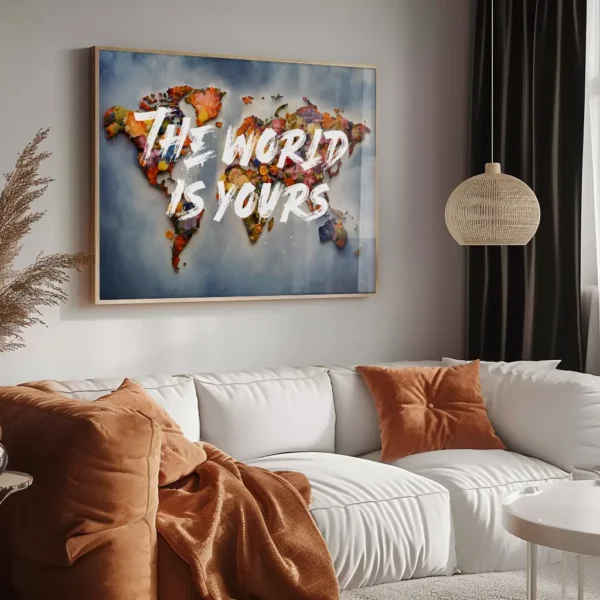 the world is yours art print